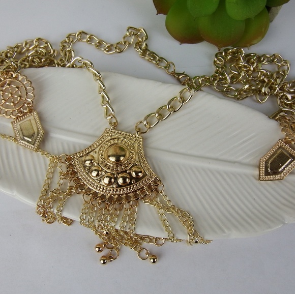 Bohemian Ethnic Sexy Silver/Gold Waist Chain Sexy - Picture 6 of 8